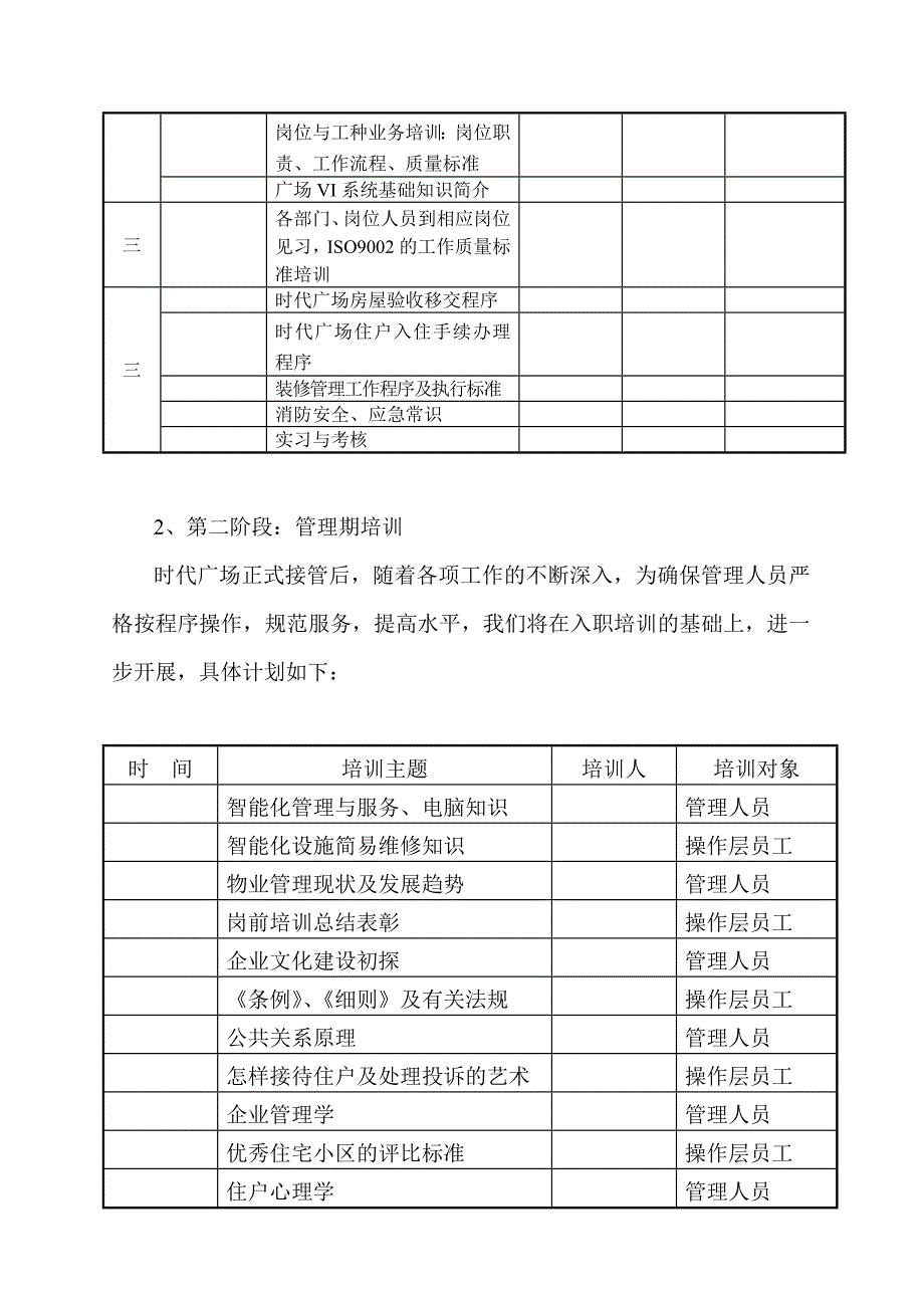 (物业管理)永康某广场物业管理方案精品_第4页