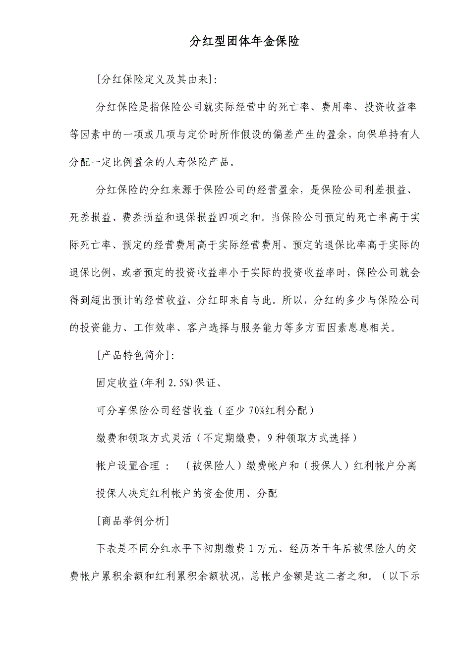 (金融保险)分红型团体年金保险DOC13)精品_第1页