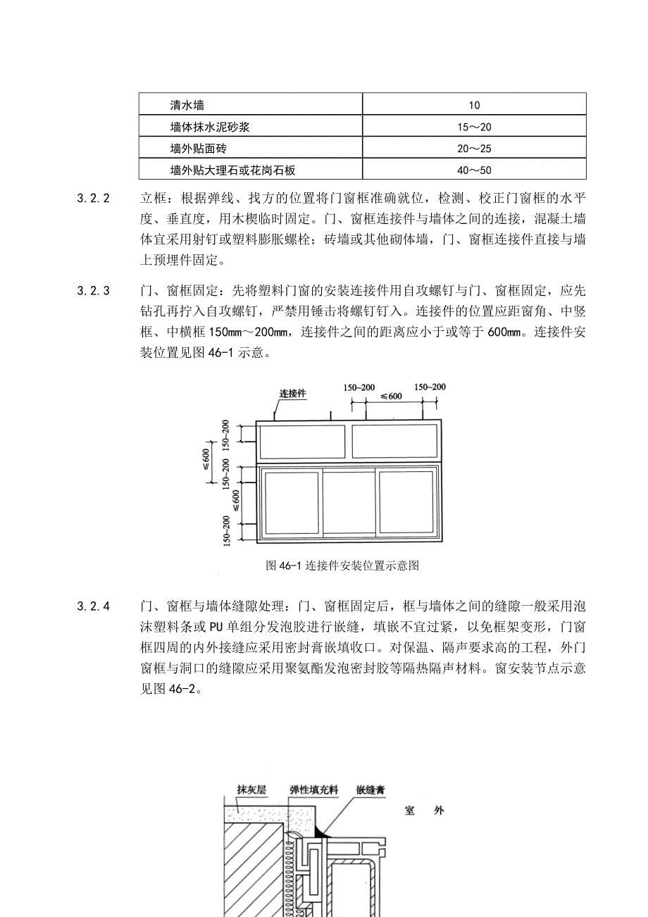 (塑料与橡胶)试谈塑料门窗安装通用施工工艺精品_第5页