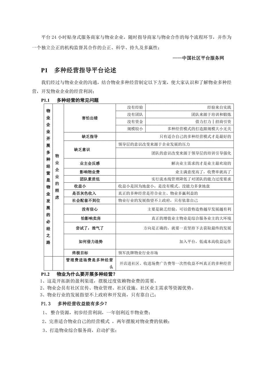 (物业管理)物业多种经营工作书册DOC39页)精品_第5页