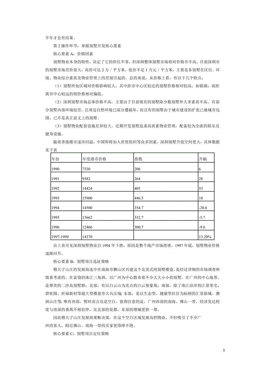 (房地产经营管理)房地产案例分析精品_第5页