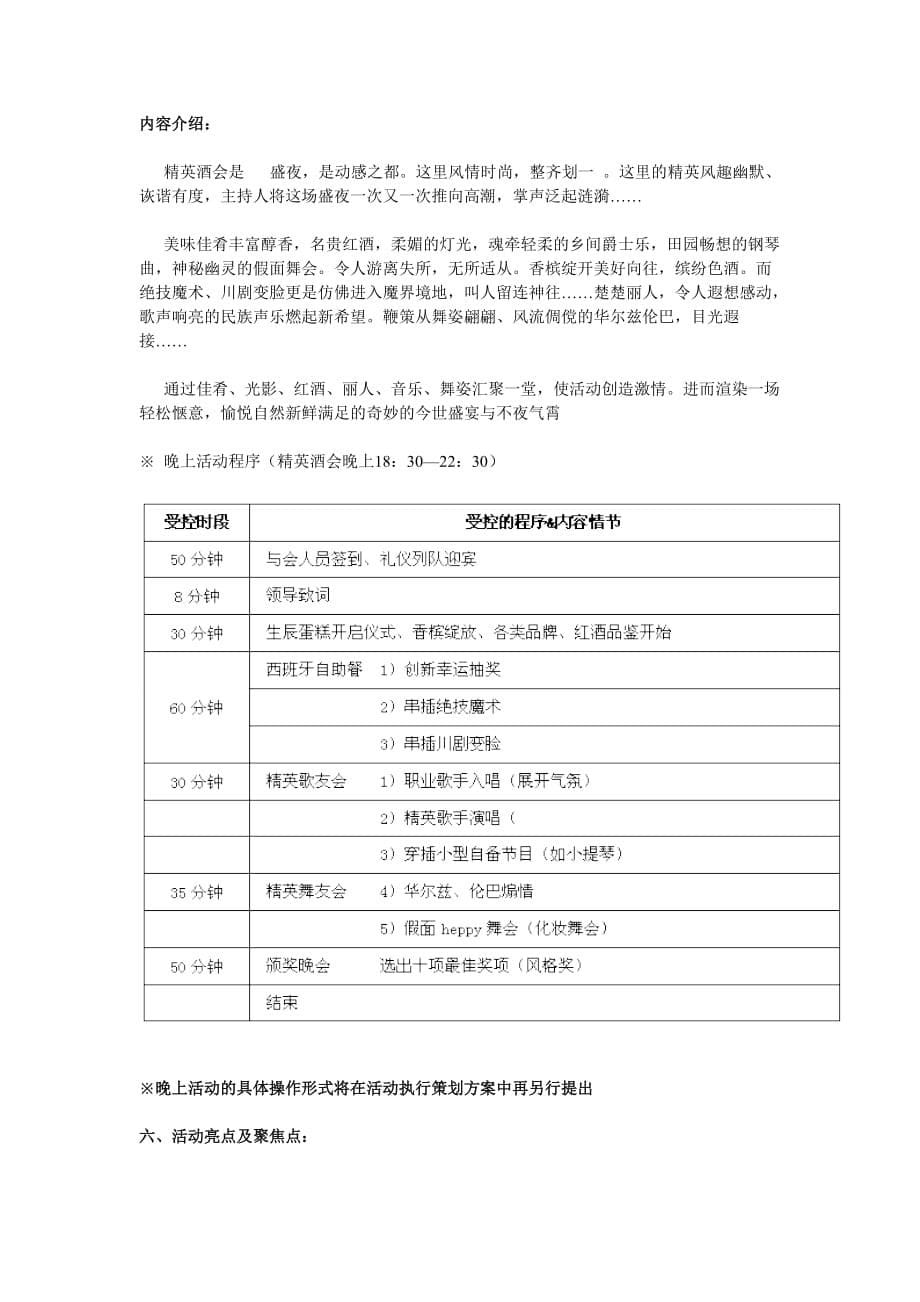 (房地产策划方案)佛山房地产精英酒会活动策划全案精品_第5页