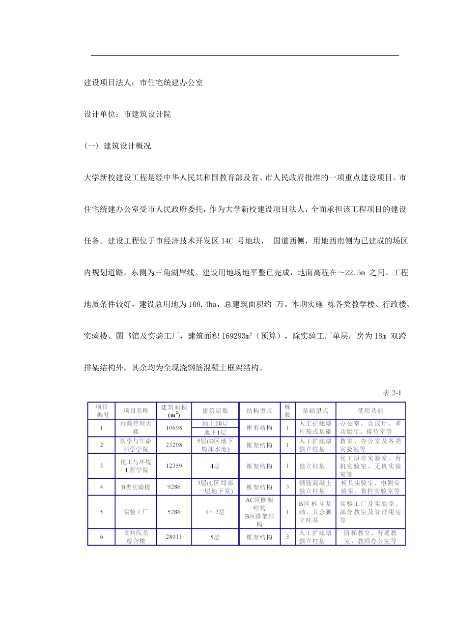 (工程设计)某大学新校一期建筑工程施工组织设计方案精品_第4页