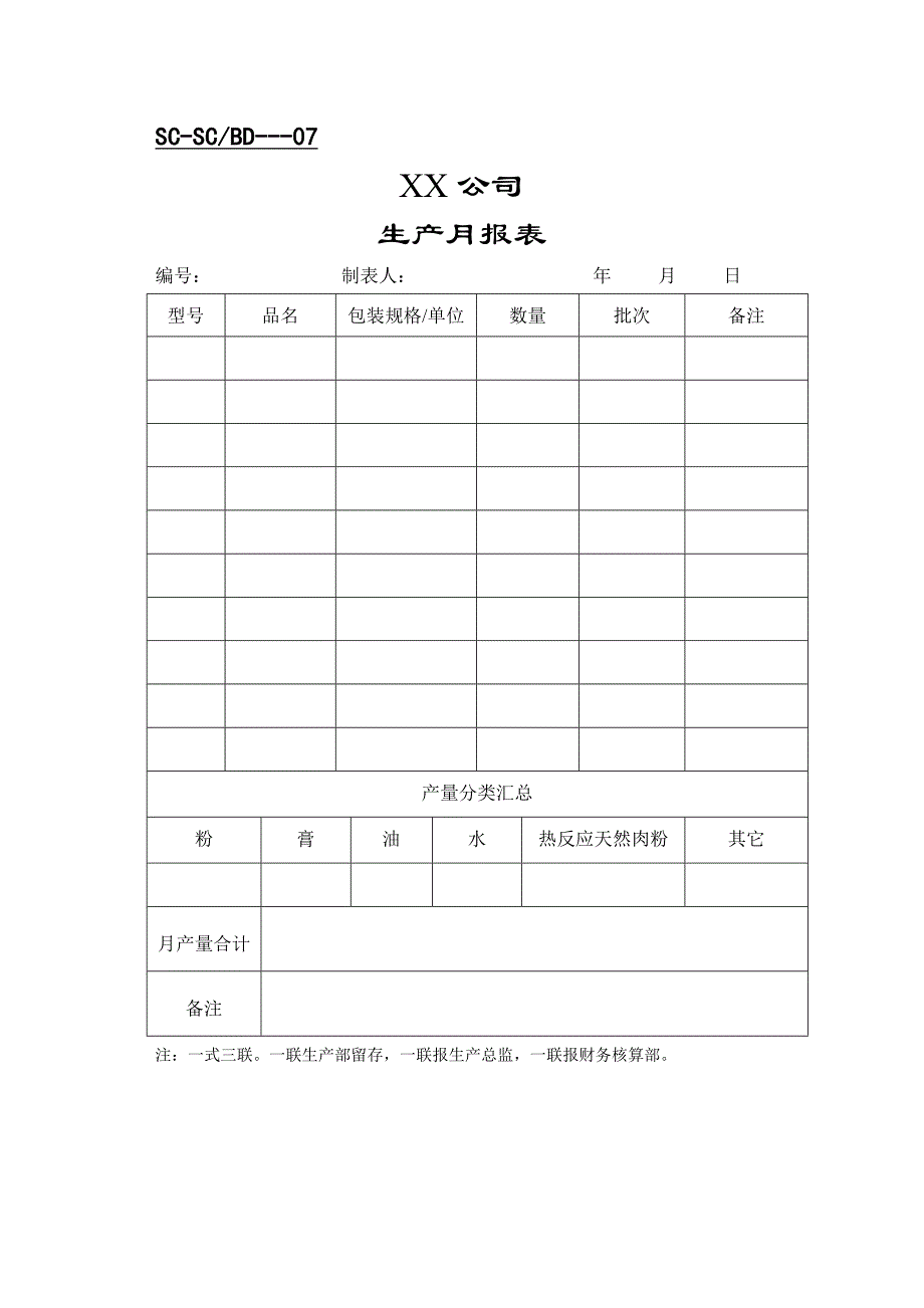 {生产制度表格}某某生产表格_第4页