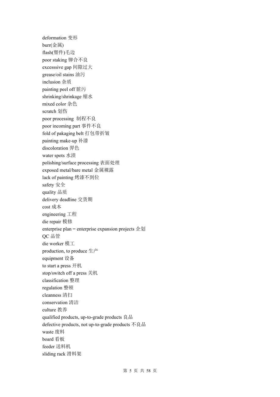 (模具设计)机械制造业、模具加工业常用英语精品_第5页