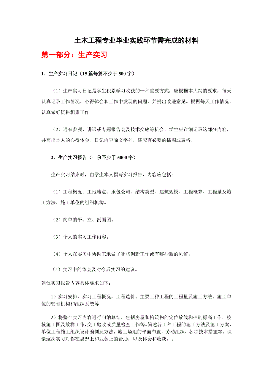 (城乡、园林规划)土木工程毕业需要完成的工作精品_第1页