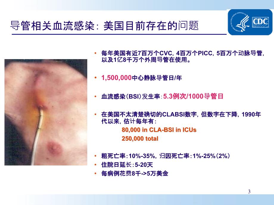 预防导管相关性血流感染（CDC指南解读）课件_第3页