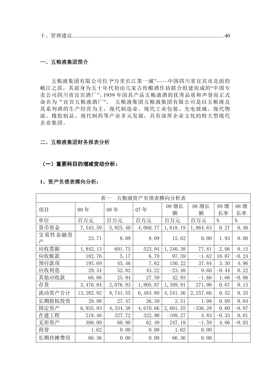 {财务管理财务报表}报表分析五粮液集团财务报表分析_第3页