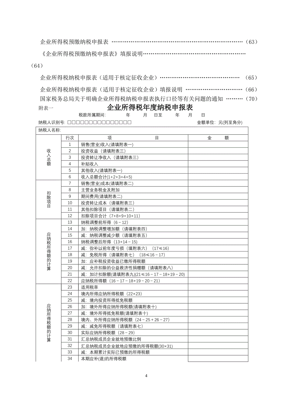 {财务管理税务规划}纳税申报表填表说明_第4页