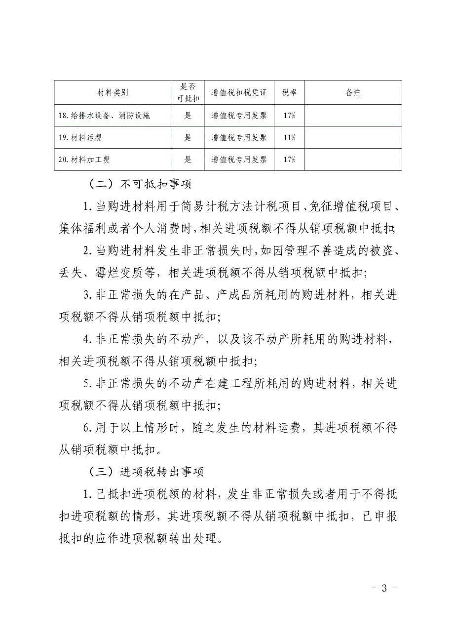 {财务管理税务规划}建筑业增值税进项税抵扣注意事项_第3页