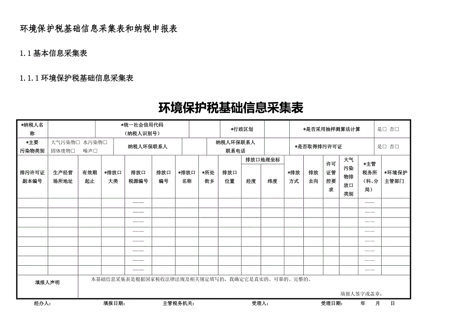 {财务管理税务规划}环境保护税基础信息纳税申报税目当量表及辅助讲义_第1页