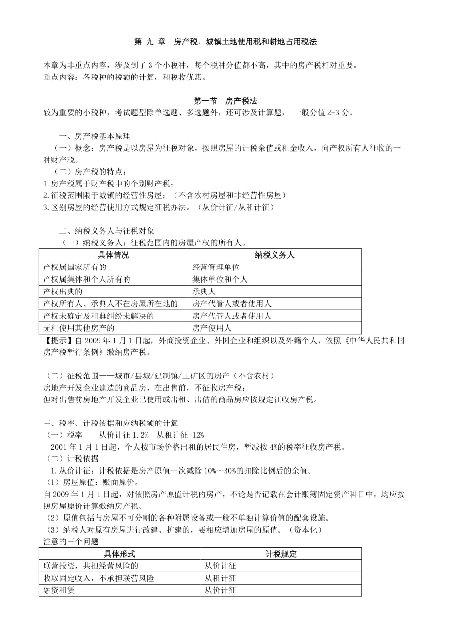 {财务管理税务规划}第九章房产税_第1页