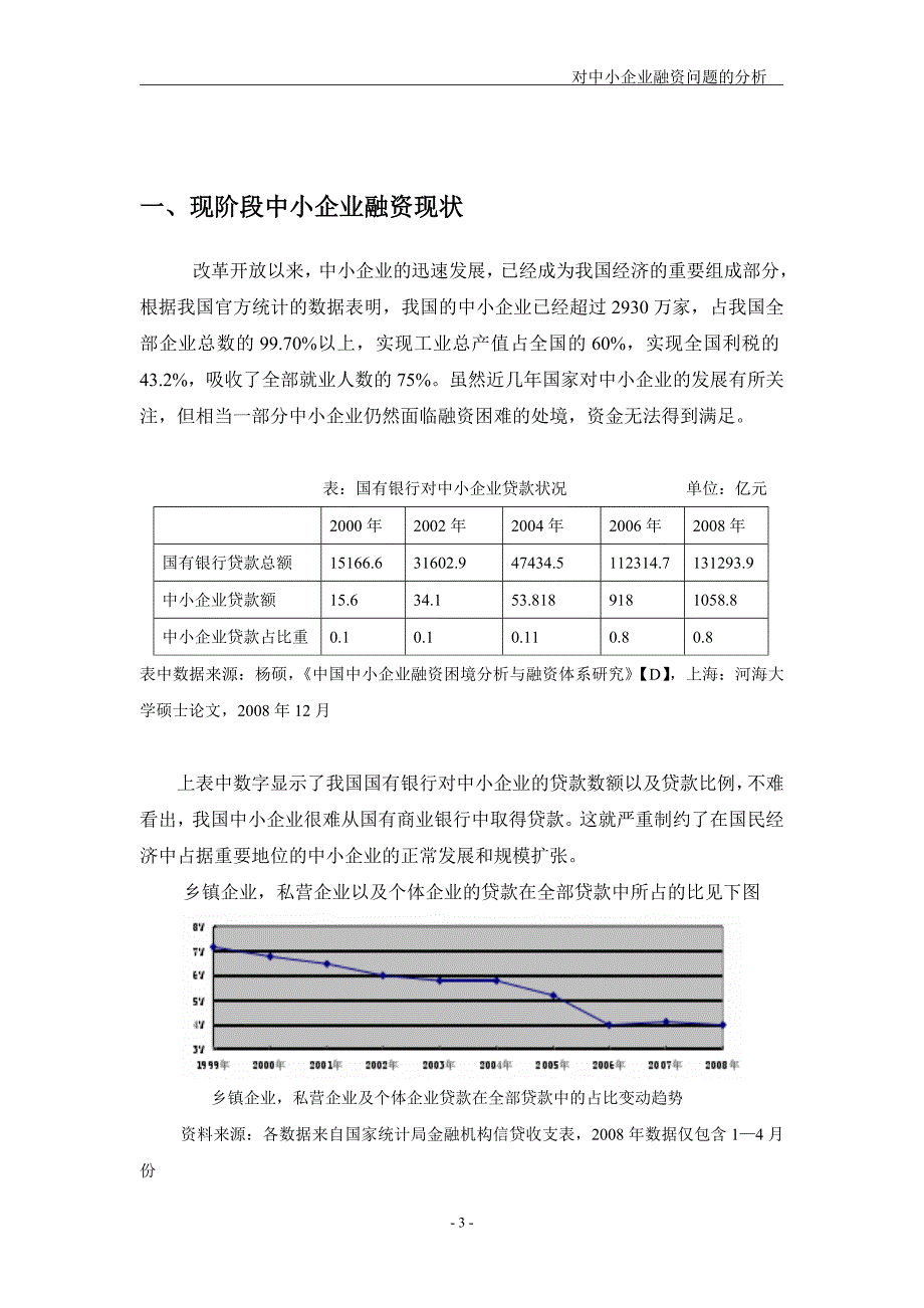 {财务管理企业融资}对中小企业融资问题的分析._第3页