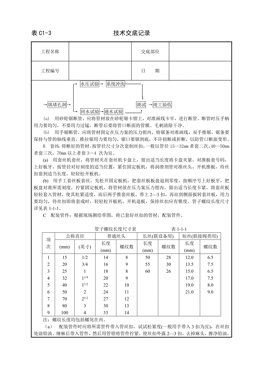 {设备管理}暖卫设备及管道安装基本工艺技术交底_第2页