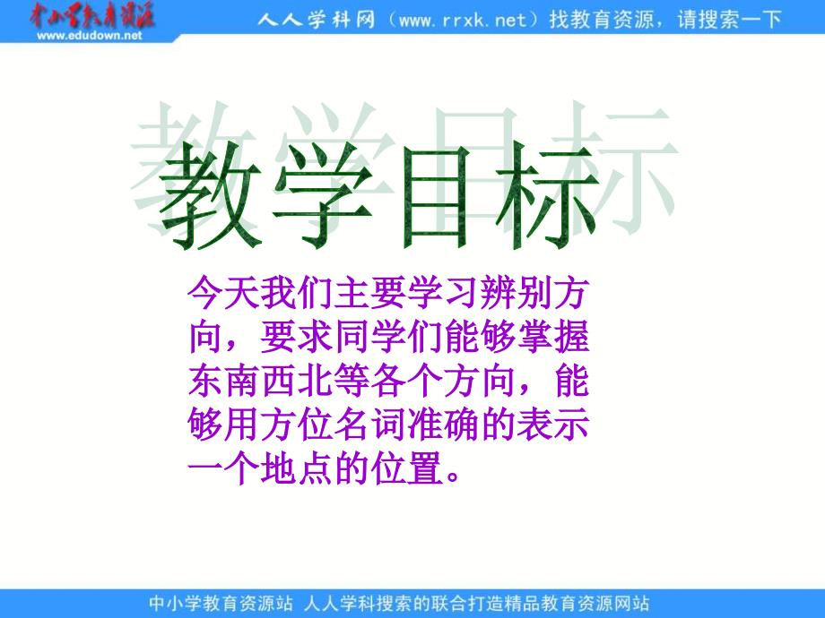 苏教版二年下认识方向课件学习资料_第2页