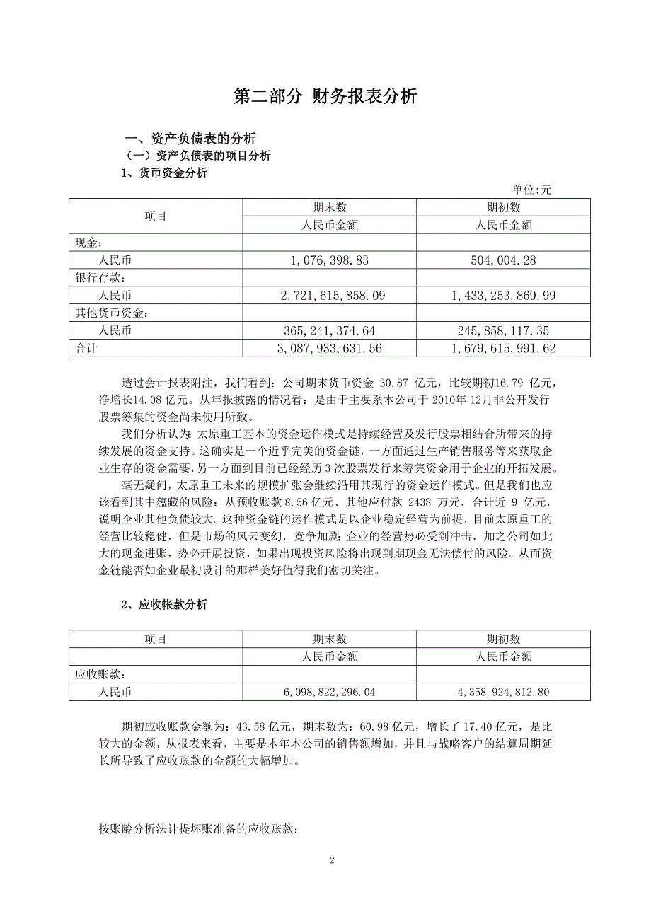 {财务管理财务报表}太原重工财务报表分析_第3页