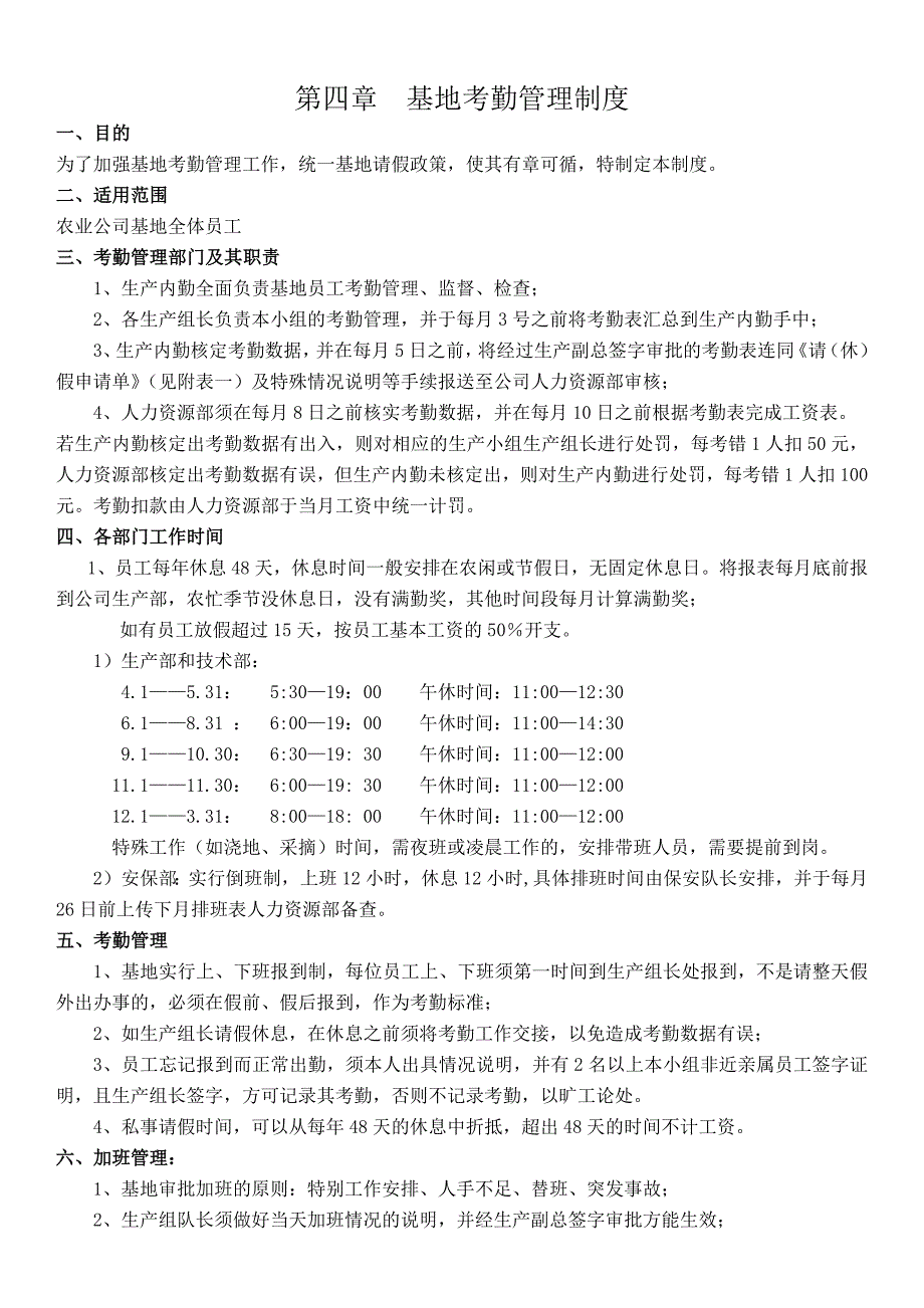 {经营管理制度}圣果庄园有机农场基地管理制度_第2页