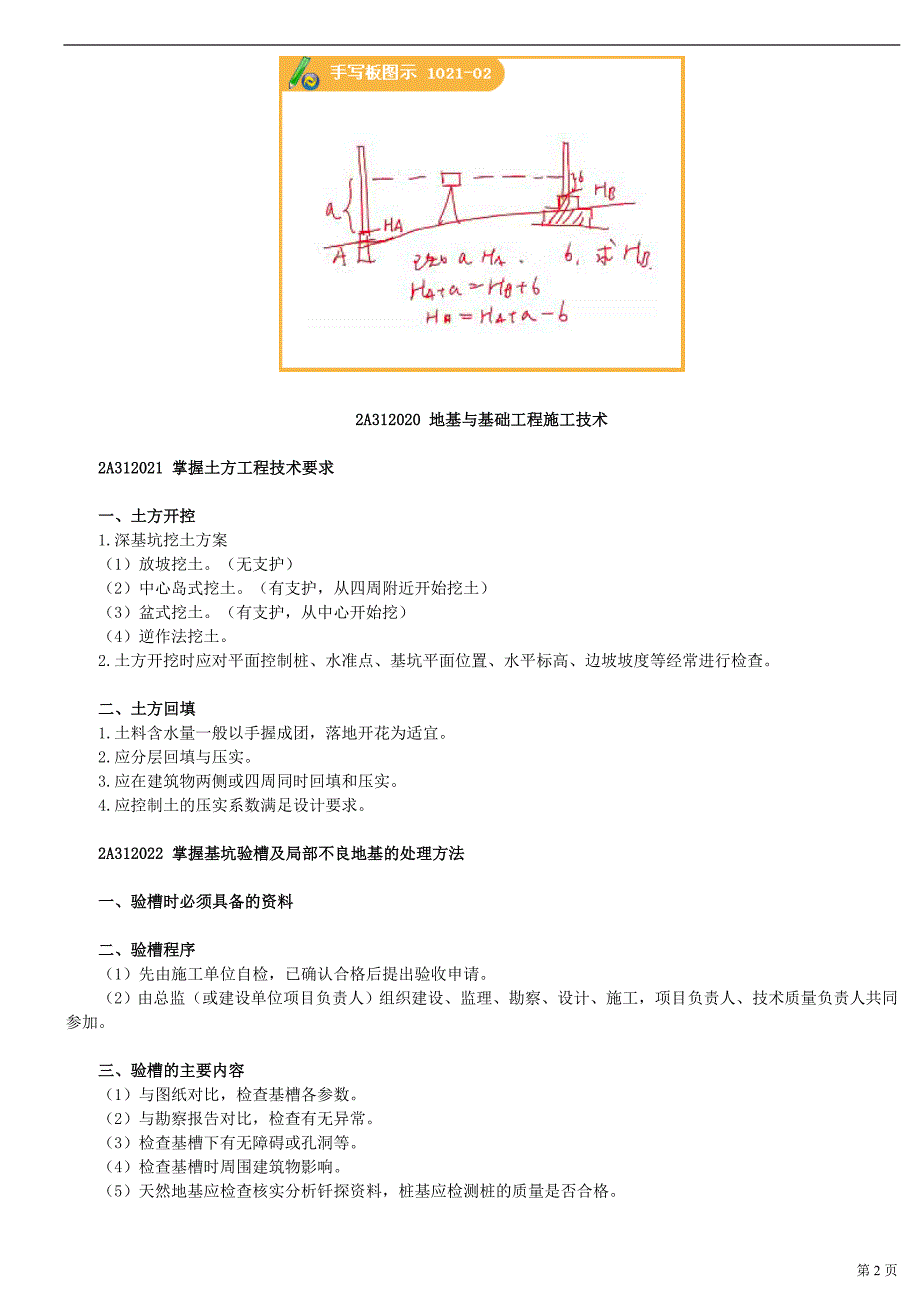 {生产管理知识}建设工程施工技术_第2页