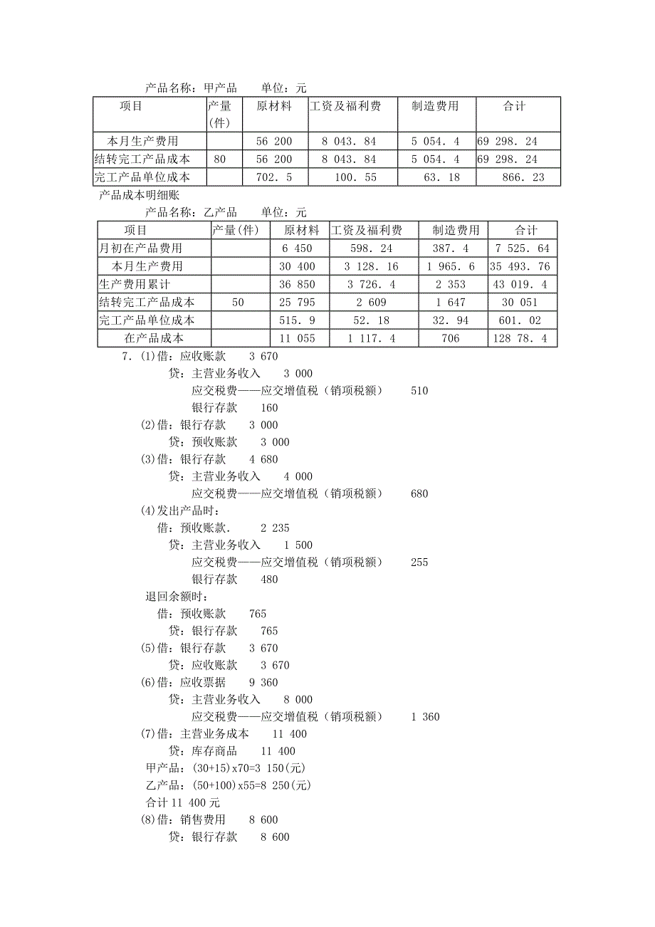 {业务管理}五制造业主要经济业务的核算及成本计算_第4页