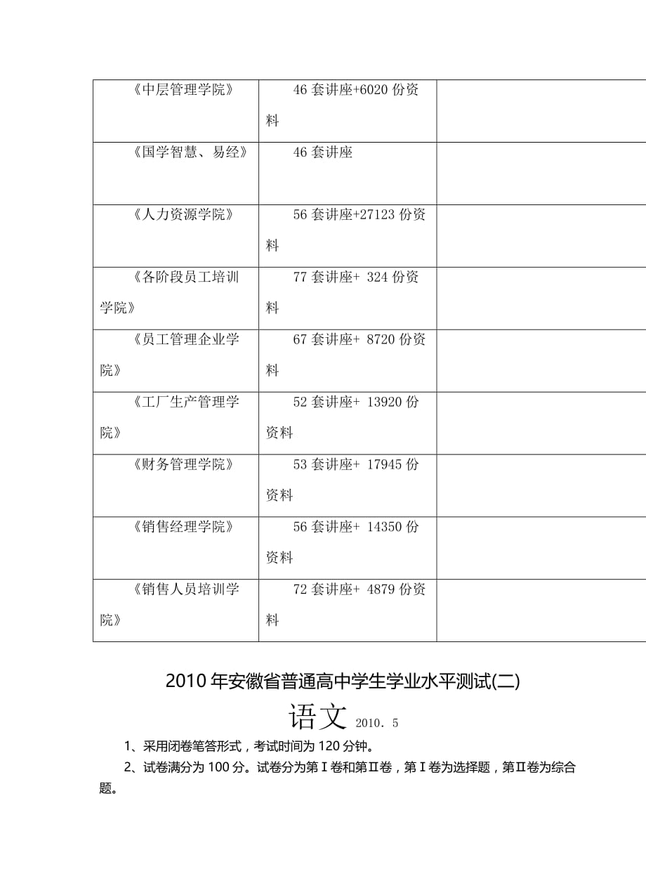 {教育管理}某某普通高中语文试卷._第3页