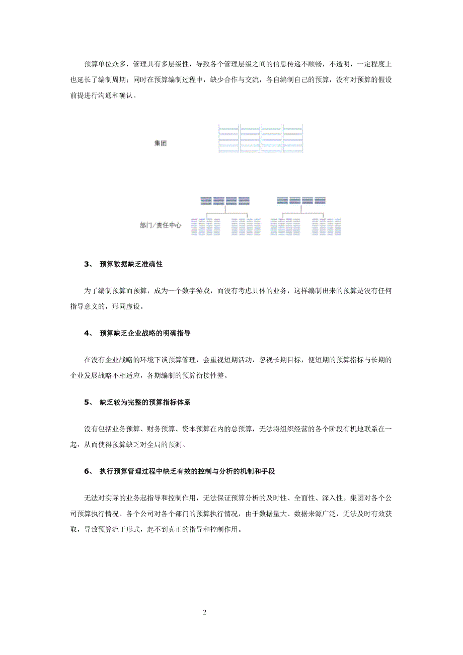 {财务管理预算编制}集团全面预算管理解决方案._第2页