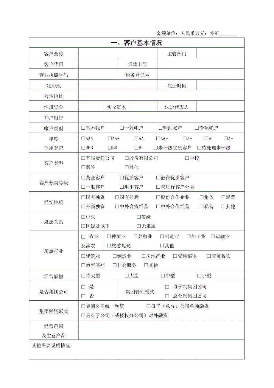 {业务管理}武汉市农村信用社信贷业务调查审批表汇编_第4页