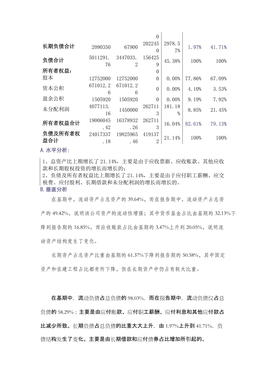 {财务管理财务分析}财务分析模拟实训._第3页