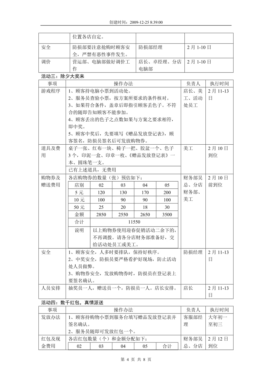 {促销管理}春促销方案_第4页