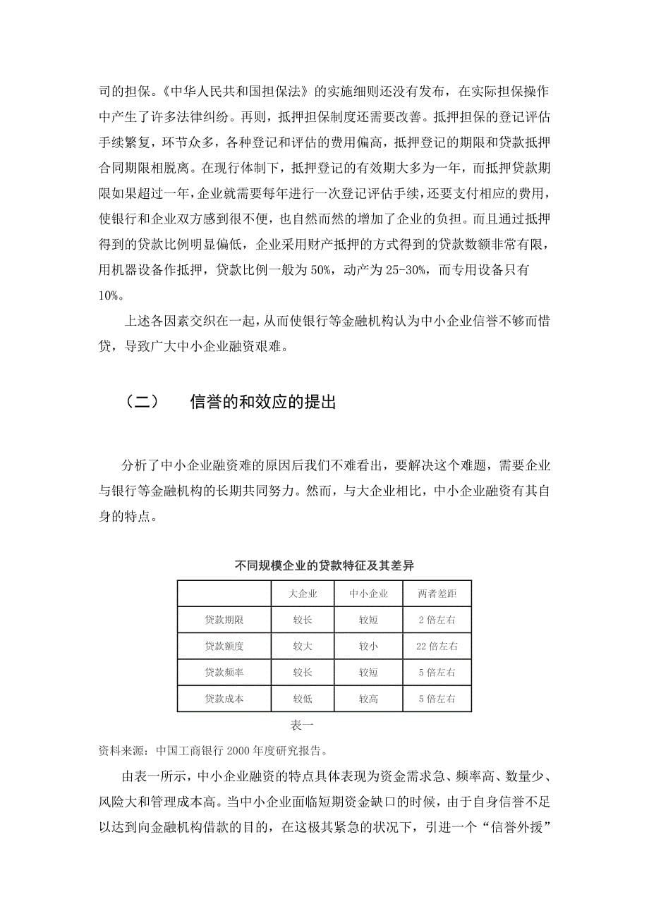 {财务管理企业融资}我国中小企业融资策略.._第5页