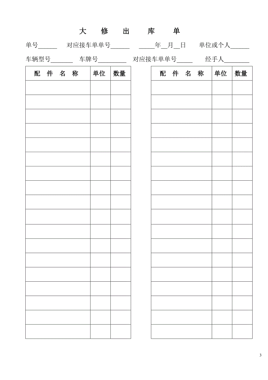 {统计套表模板}加班统计表._第3页