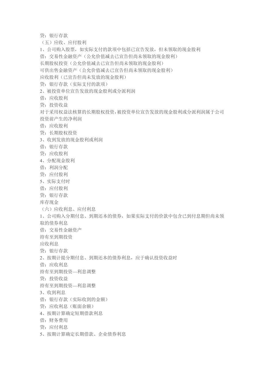 {财务管理财务会计}财务会计分录大全._第5页