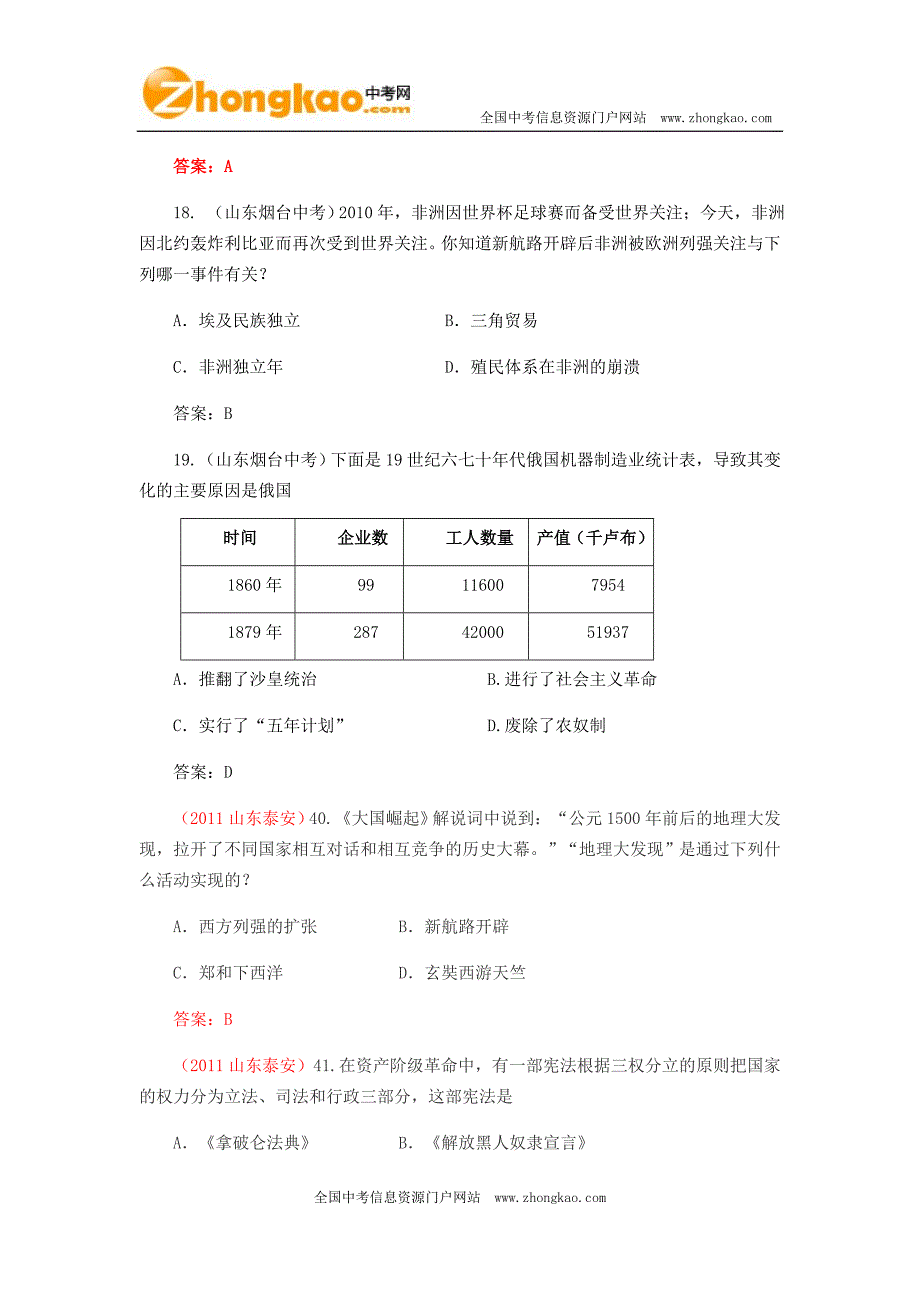 {财务管理资本管理}全国中考历史真题汇编资本主义的发展历程_第4页