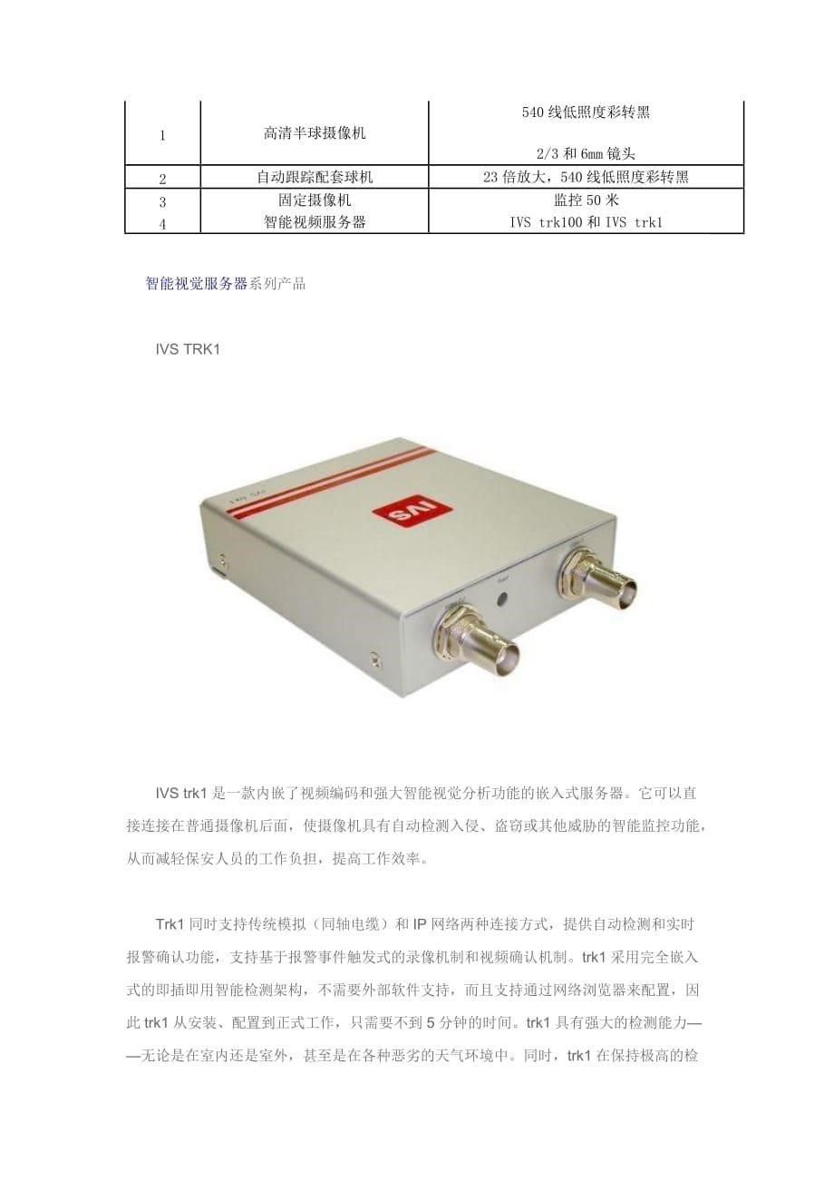 {财务管理股票证券}贝尔信银行智能视频监控系统解决方案._第5页