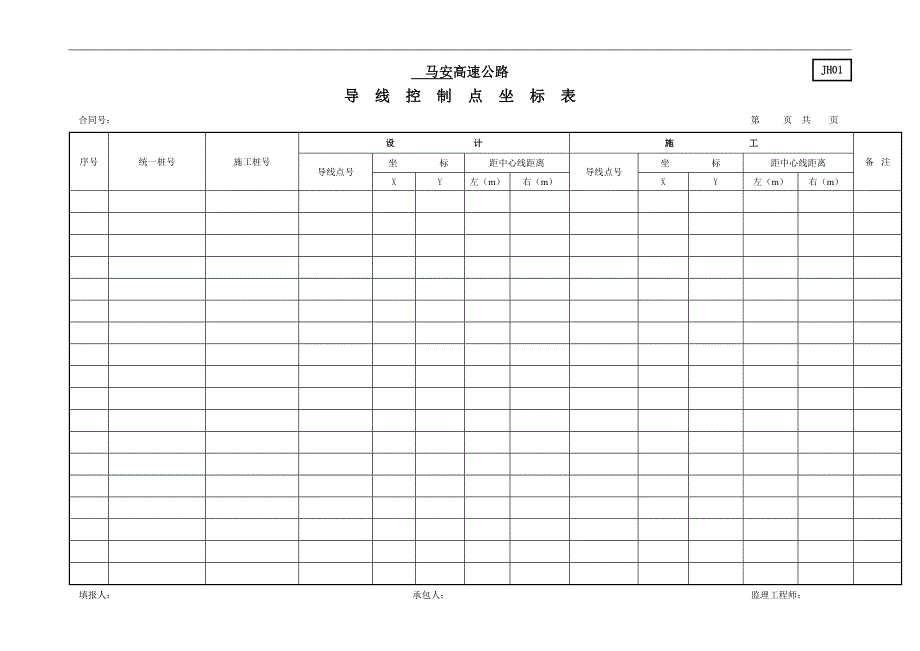 {工程建筑套表}马安竣工工程汇总表._第3页