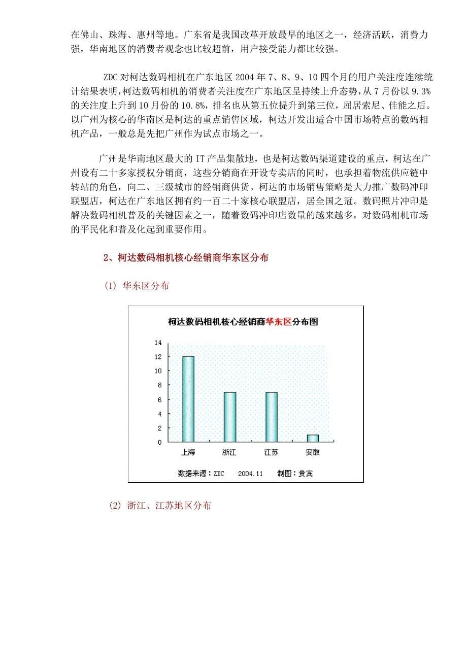 {营销报告}某品牌数码相机中国销售渠道调研报告_第5页