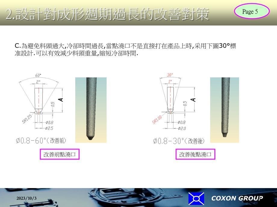 设计缩短成形周期报告课件_第5页