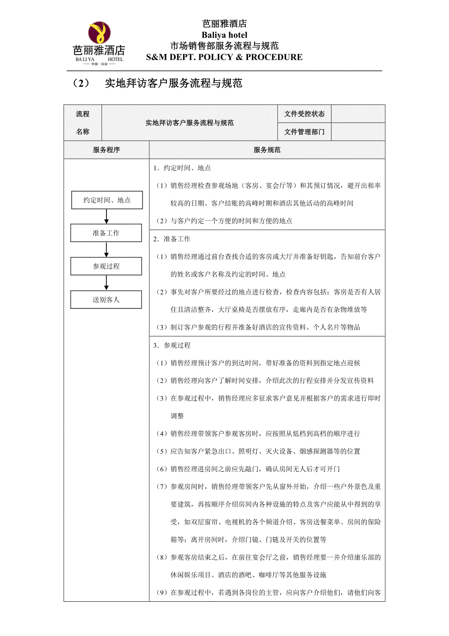 {售后服务}市场销售部服务流程与规范_第4页