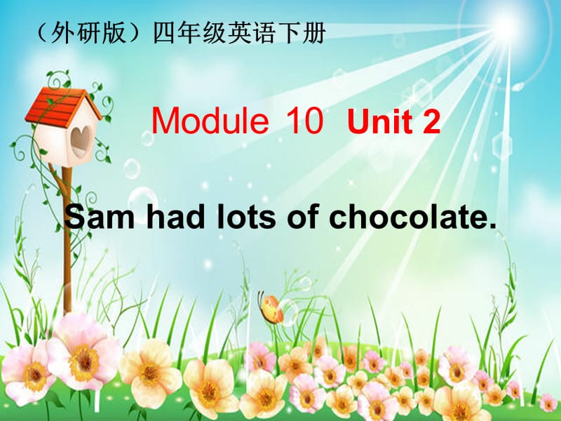 四年级下册英语课件M10U2Samhadotsofchocoate.外研社三起735_第1页