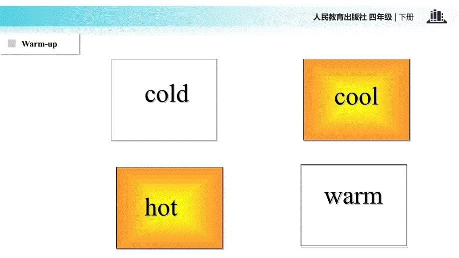 四年级下册英语课件Unit3WeatherPartA课时2人教PEP12_第5页