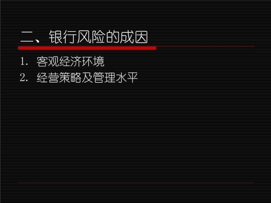 第十一章商业银行风险管理和内部控制讲课教案_第5页