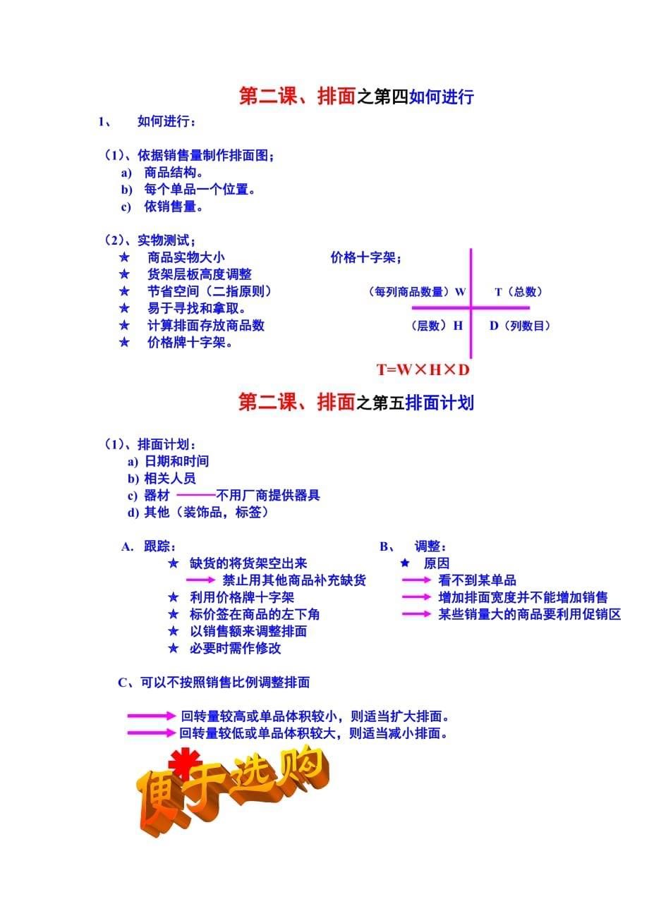 {店铺管理}店铺排面技巧讲解_第5页