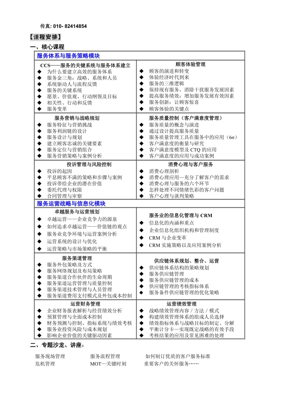 {售后服务}实战型服务与运营总监国际研修班六期_第2页