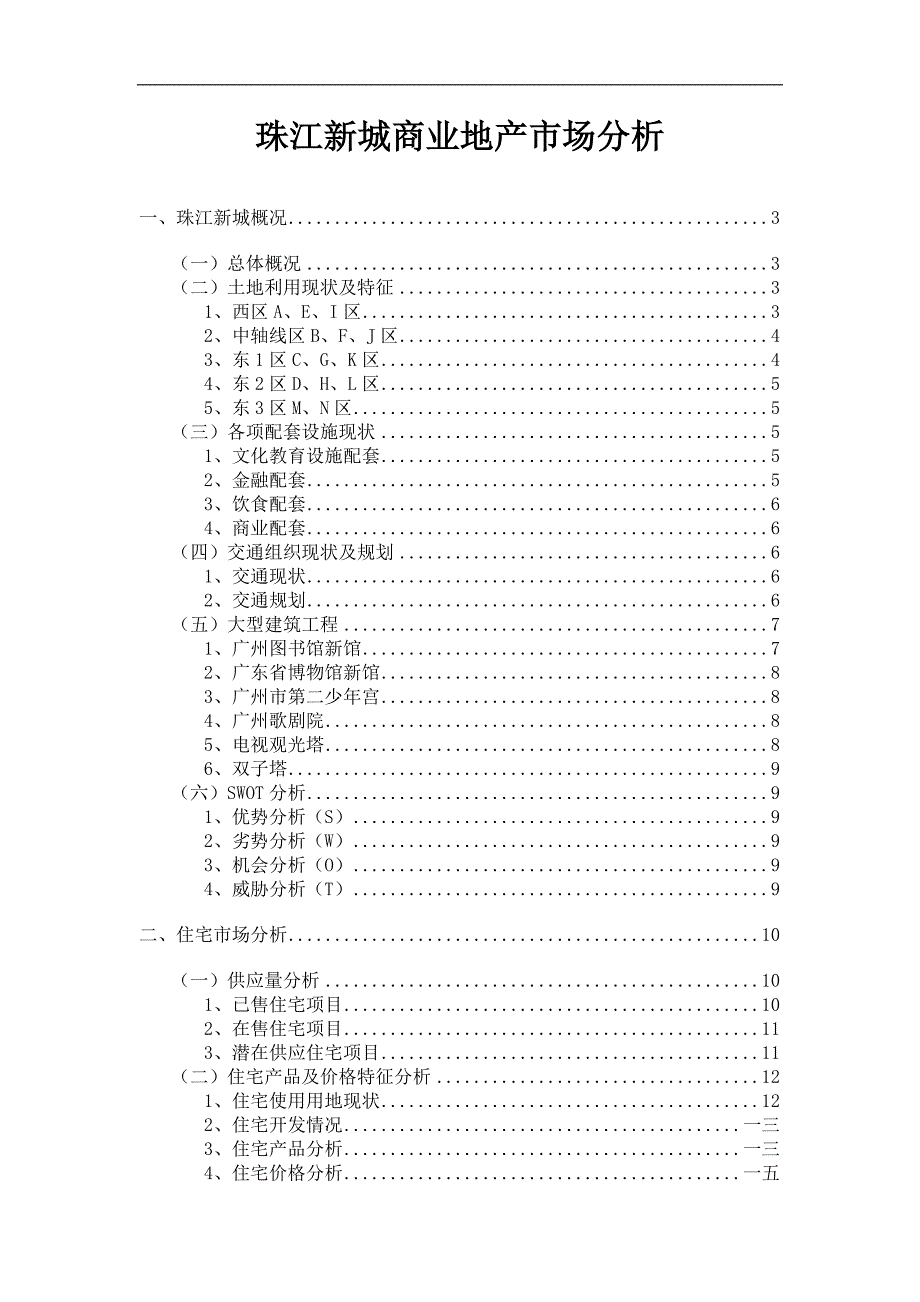 {市场分析}某地区新城商业房地产市场管理知识分析_第1页