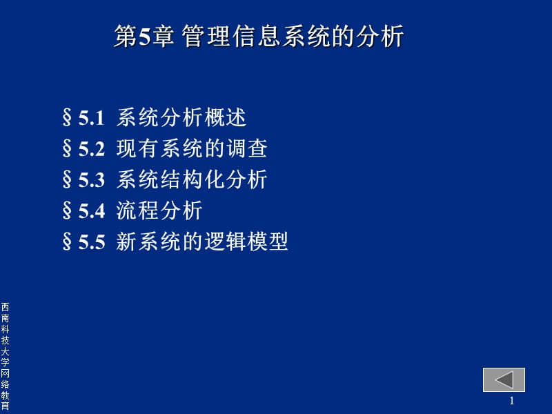 第5章管理信息系统的分析教案资料_第1页