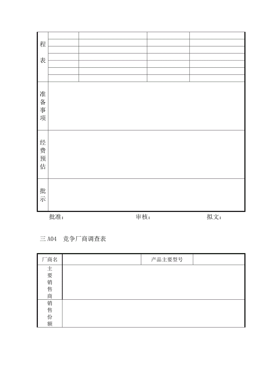 {销售管理}市场管理记录表格销售_第3页