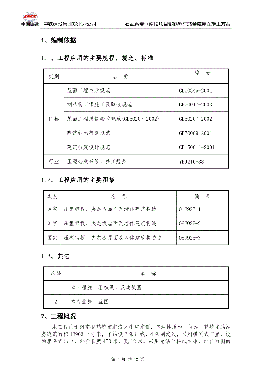 {营销策略培训}石武铁路客运专线鹤壁东站金属屋面施工方案_第4页