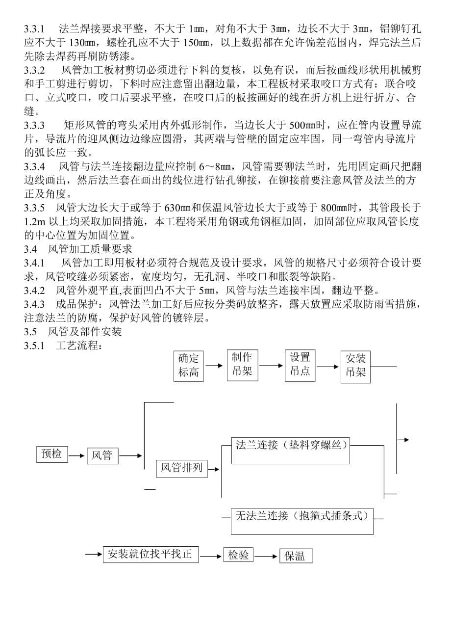 {营销方案}通风与空调工程施工方案_第5页