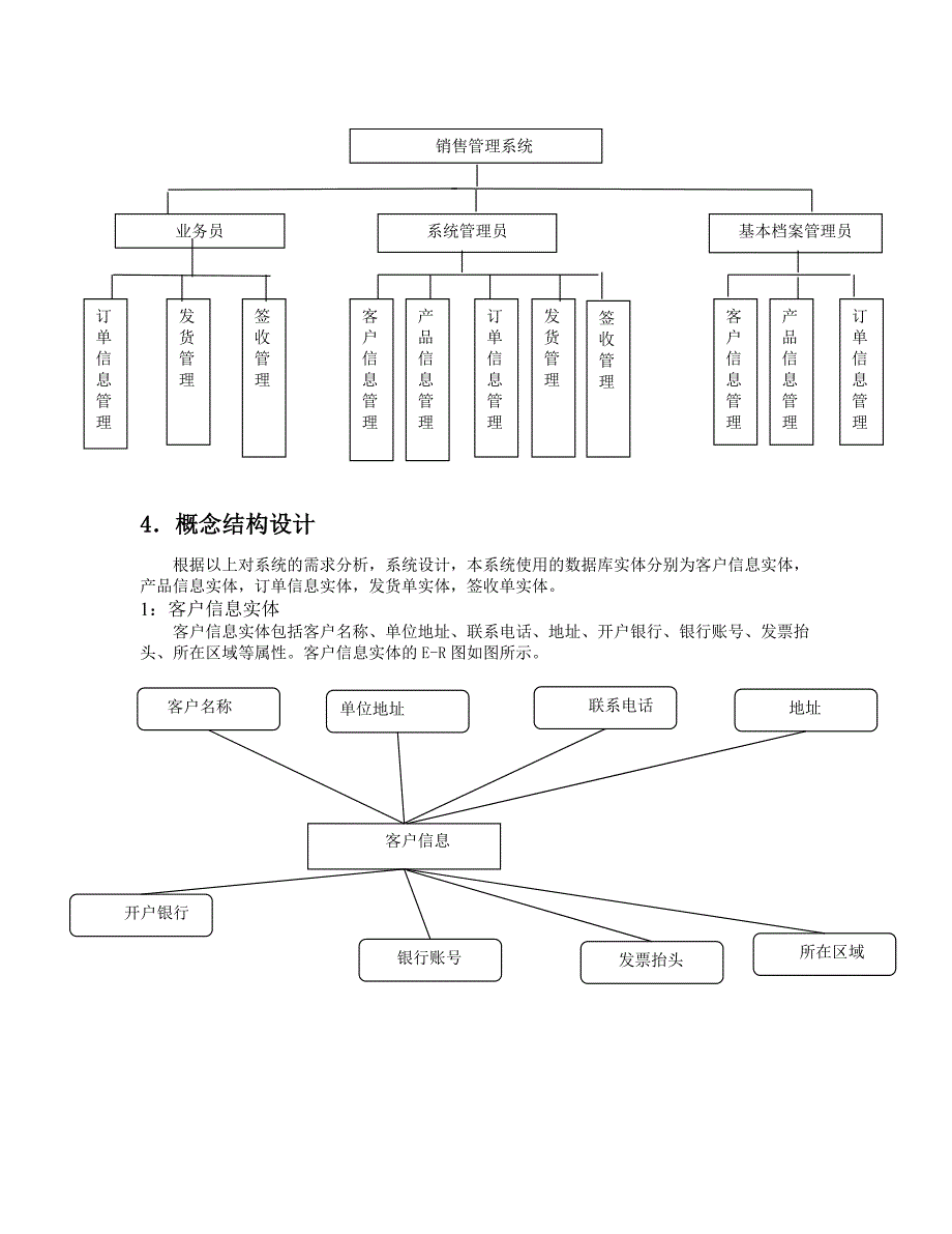 {销售管理}数据库销售管理系统实验报告完整版附代码_第3页