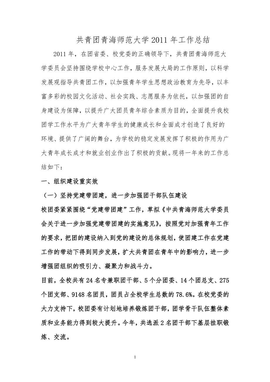 共青团青海师范大学工作总结.pdf_第1页