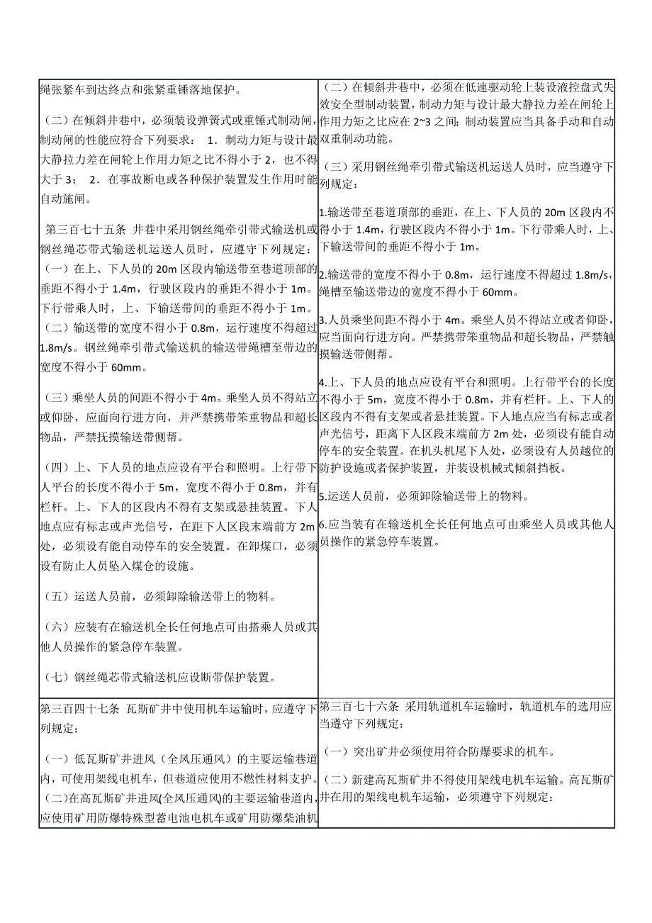 {安全管理制度}新旧安全规程对比._第2页